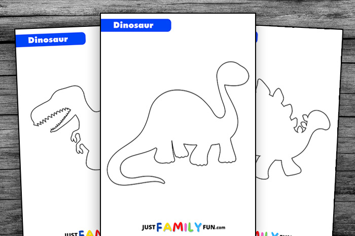 Printable Dinosaur Outline Stencil