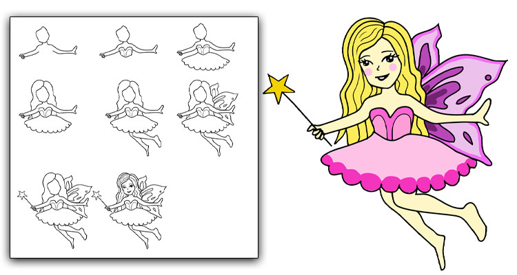 How To Draw A Fairy: A Step-by-Step Guide With Ilustrations